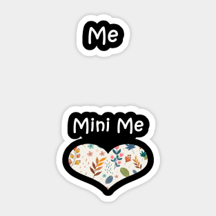 mini me pregnancy Sticker